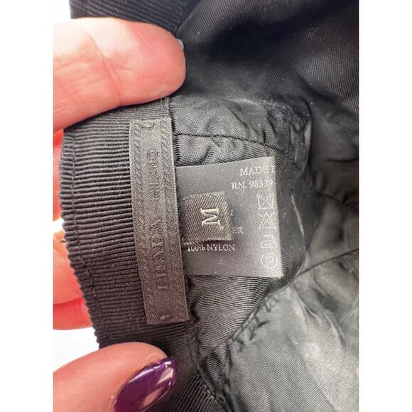 Unisex Prada Tessuto Camouflage Adjustable Baseball Cap With Box Size M - Picture 13 of 15